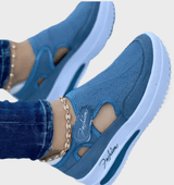 Zapatillas Deportivas para Mujeres - Suela Gruesa - Cierre de Velcro - VyFlair
