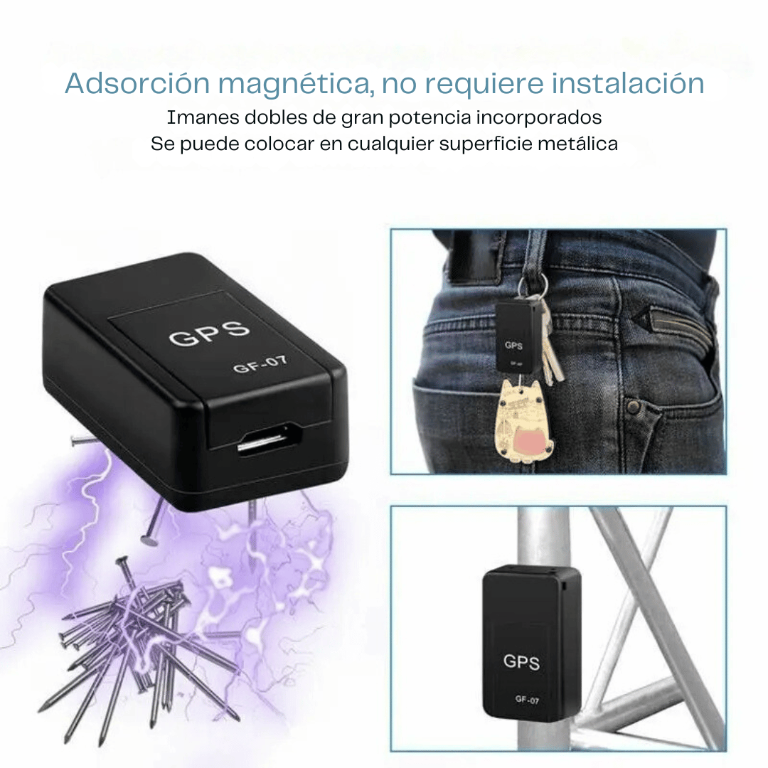 Mini GPS Tracker - Localizador de Auto en Tiempo Real | Magnético - VyFlair