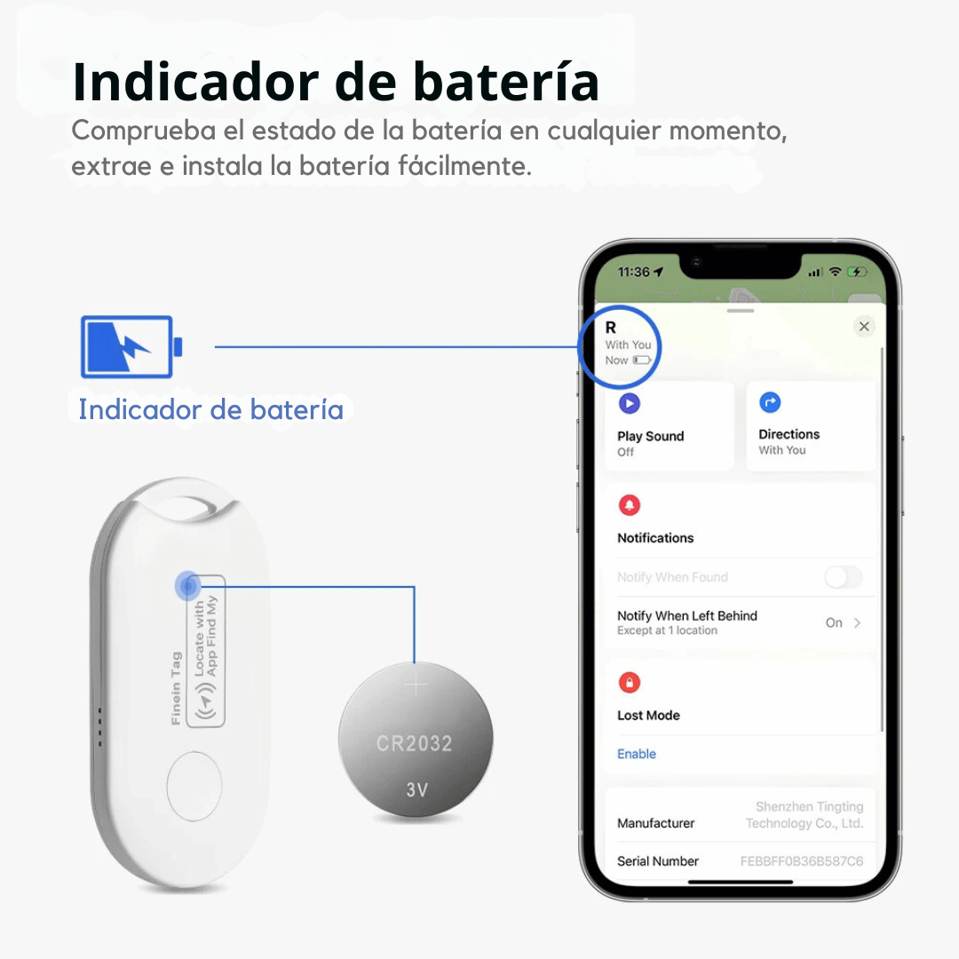 Mini GPS Tracker - Compatible para Auto y Bicicleta - VyFlair