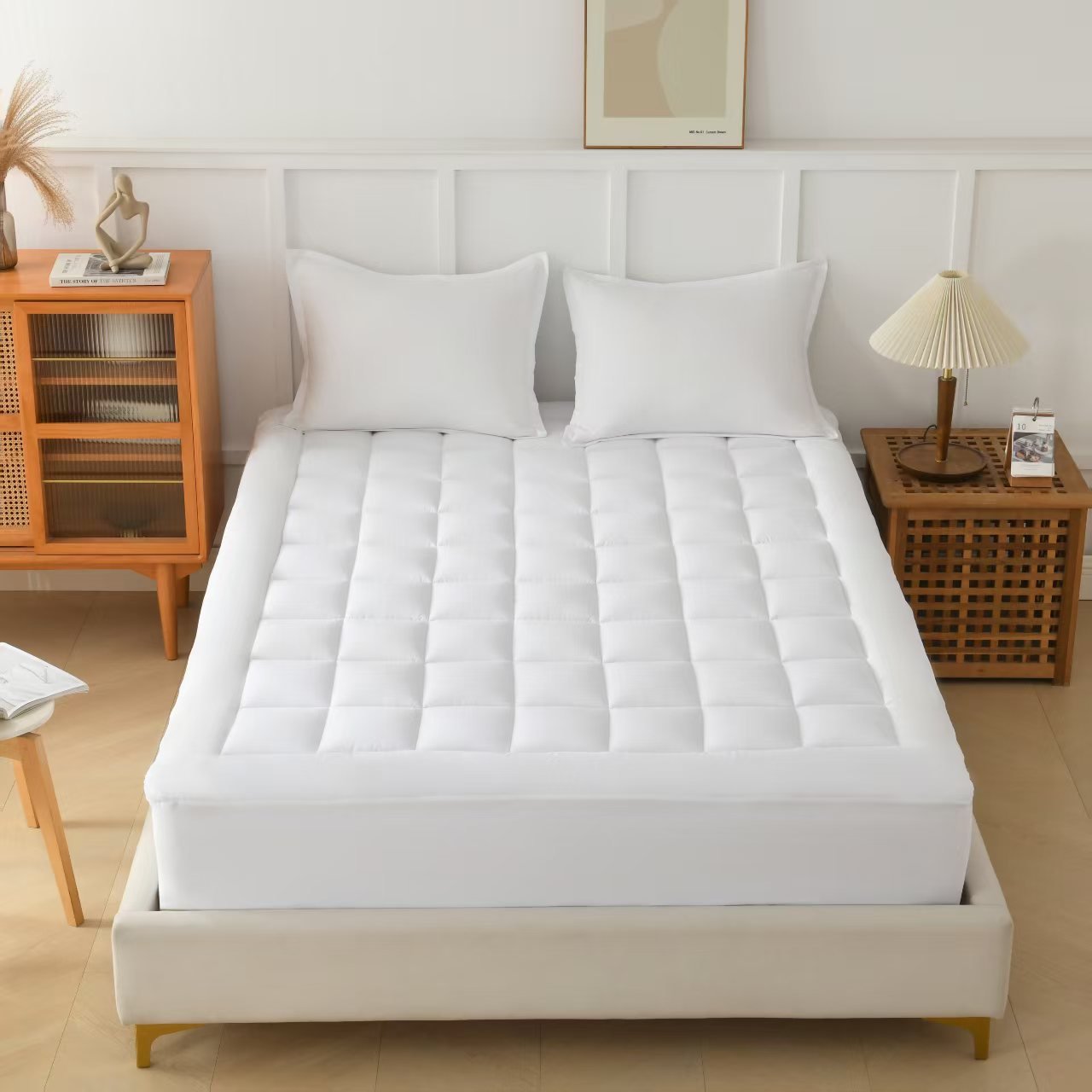CloudLift - Funda de Colchón Refrigerante - Impermeable - Transpirable - Ajustable - Antiácaros - VyFlair