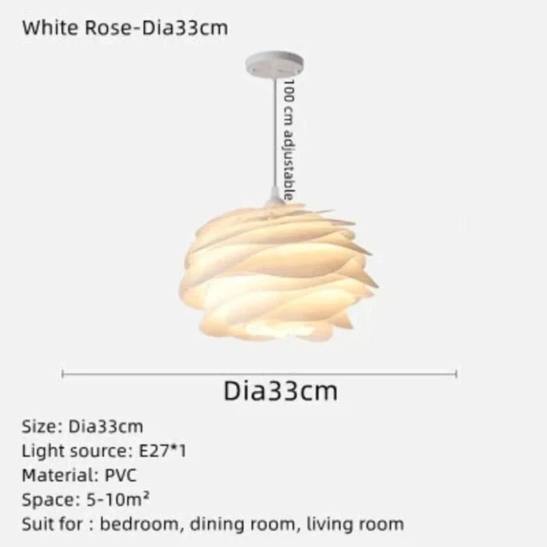 Crystalpetal - lámpara de techo de rosario-Ceiling lamps-VyFlair