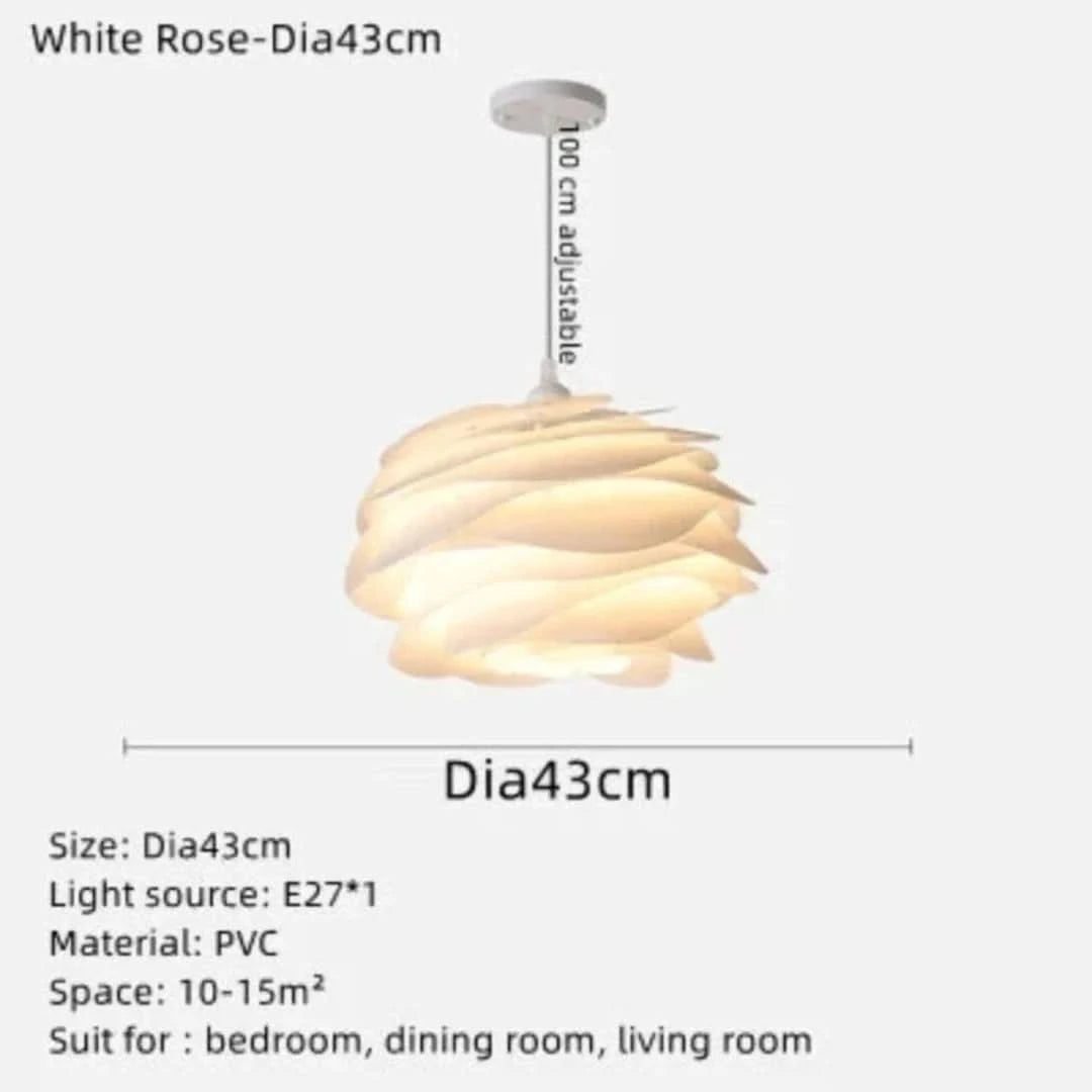 Crystalpetal - lámpara de techo de rosario-Ceiling lamps-VyFlair