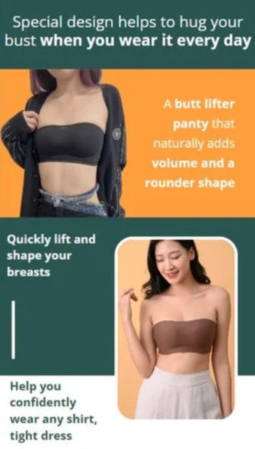 Sujetador de seda de hielo sin tirantes-bra-VyFlair