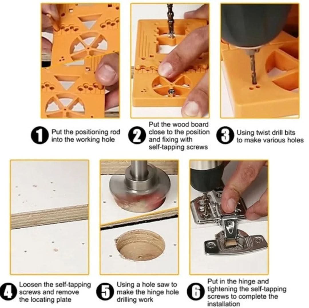Set de ejercicio de posicionamiento | Carpintería-Tap Drill Bits-VyFlair