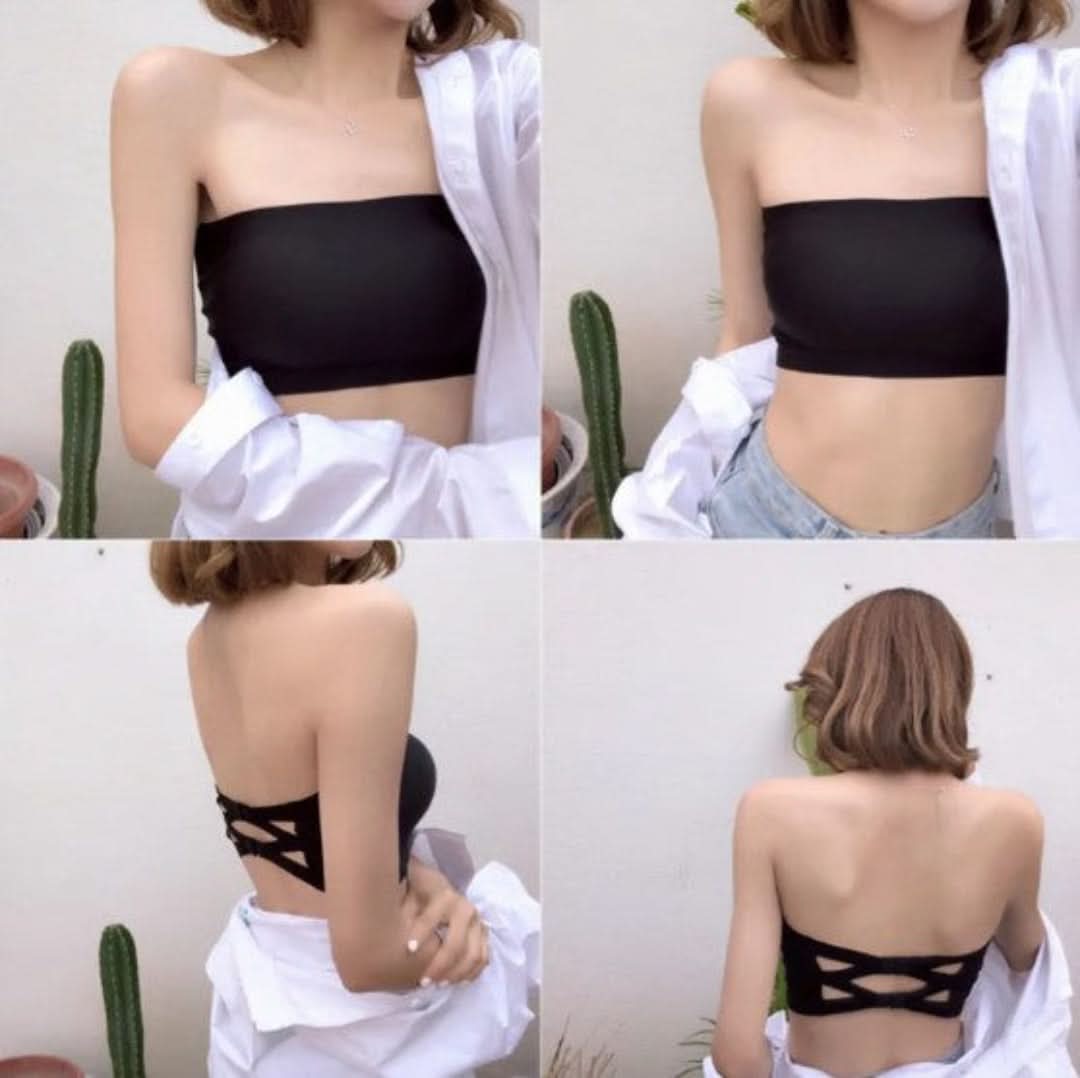 Sujetador de seda de hielo sin tirantes-bra-VyFlair
