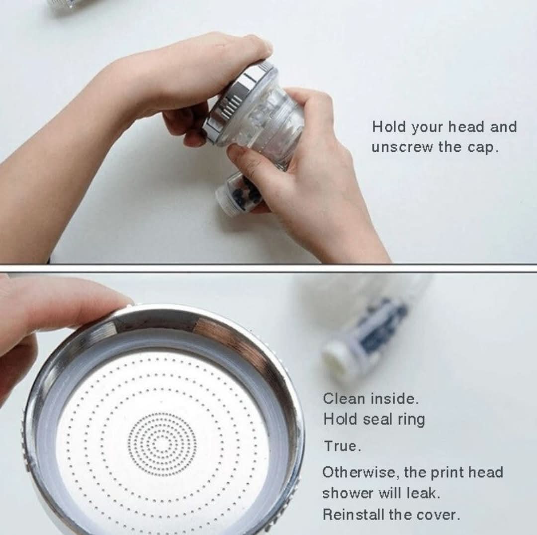 Cabezal de ducha de filtración iónica de alta presión-shower head-VyFlair