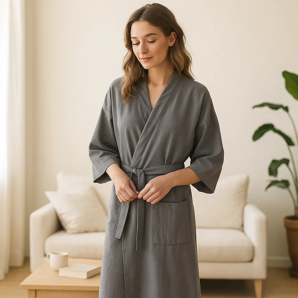 Kimono SilvaLoom – Algodón Natural con Estilo Boho Atemporal - VyFlair