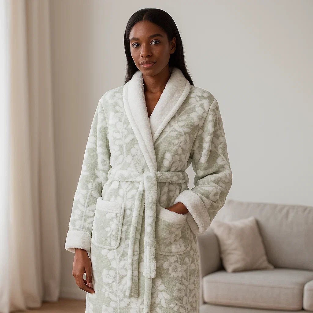 Bata VeluMorn – Jacquard de Doble Capa y Elegancia Sofisticada - VyFlair