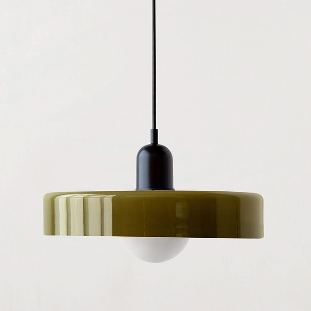 Lámpara colgante Bauhaus | Vidrio de color-Wall lamps & Ceiling lamps-VyFlair
