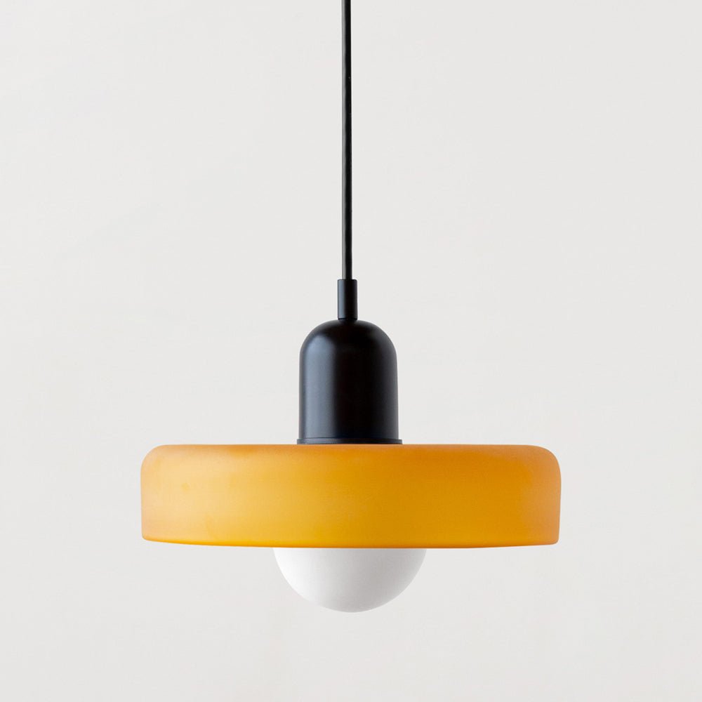 Lámpara colgante Bauhaus | Vidrio de color-Wall lamps & Ceiling lamps-VyFlair