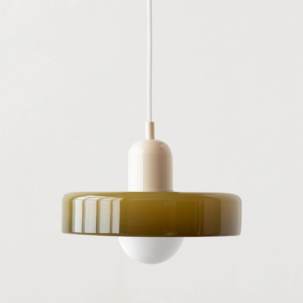 Lámpara colgante Bauhaus | Vidrio de color-Wall lamps & Ceiling lamps-VyFlair