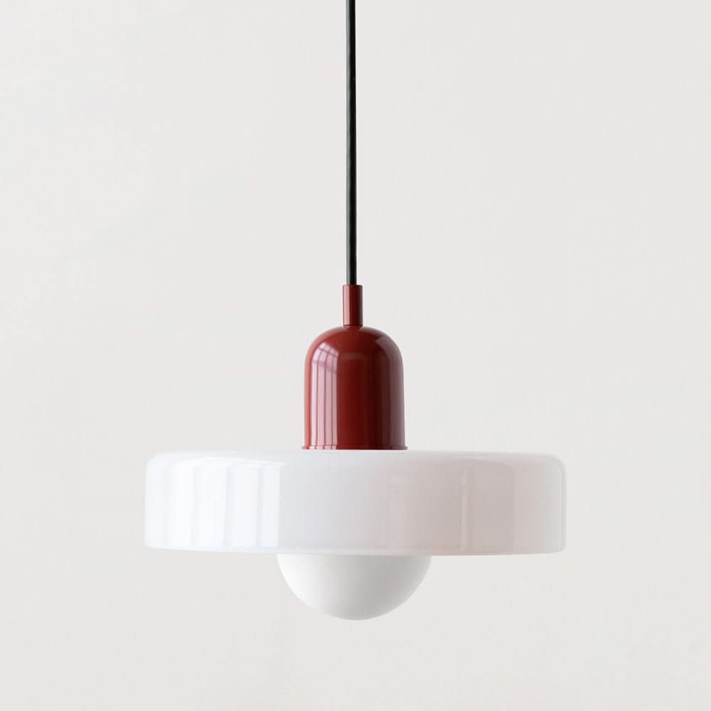 Lámpara colgante Bauhaus | Vidrio de color-Wall lamps & Ceiling lamps-VyFlair