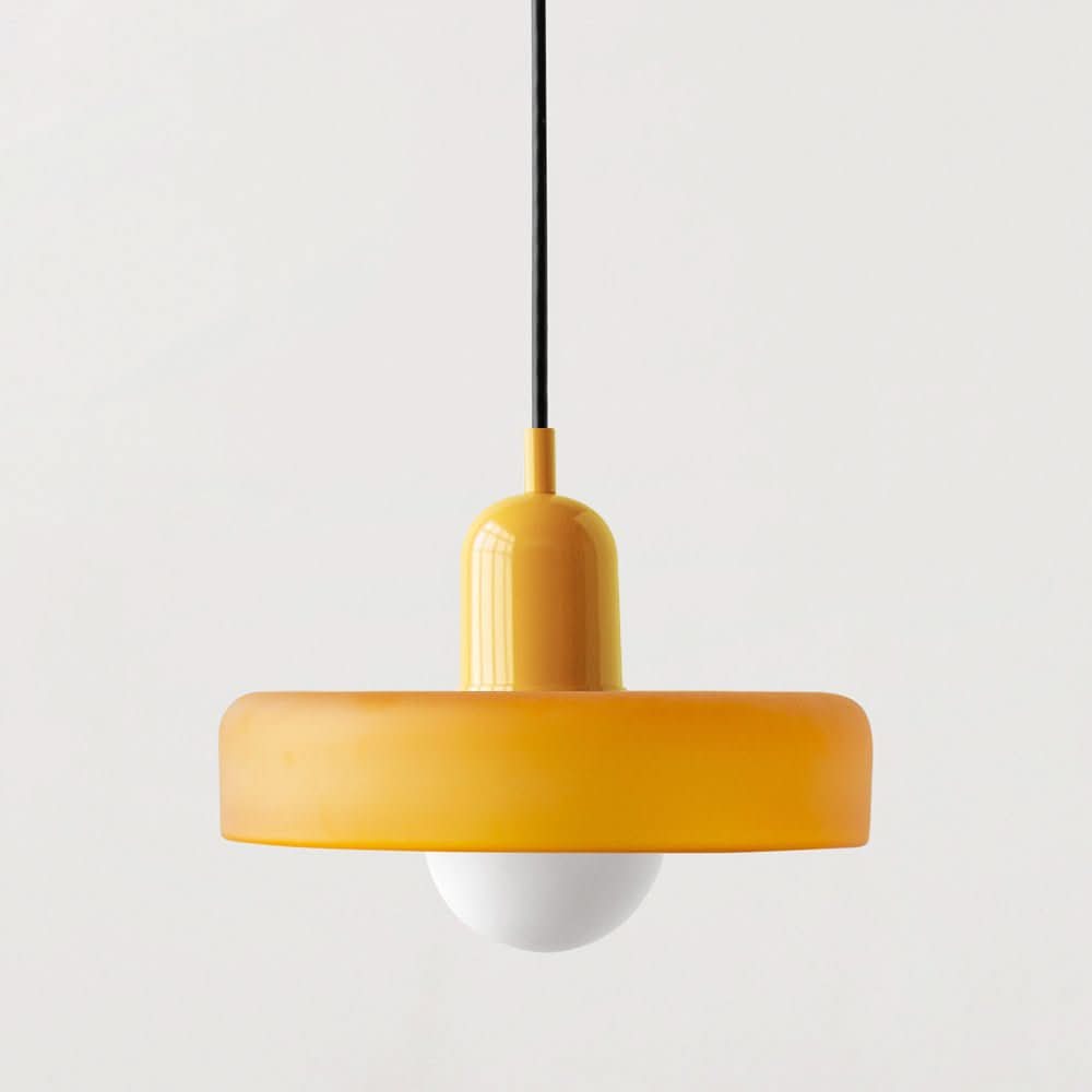 Lámpara colgante Bauhaus | Vidrio de color-Wall lamps & Ceiling lamps-VyFlair