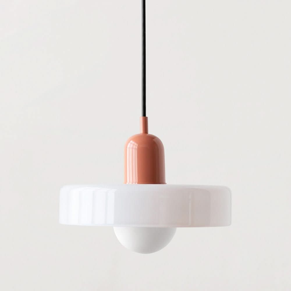 Lámpara colgante Bauhaus | Vidrio de color-Wall lamps & Ceiling lamps-VyFlair