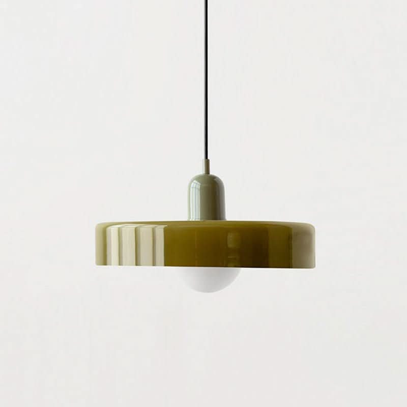 Lámpara colgante Bauhaus | Vidrio de color-Wall lamps & Ceiling lamps-VyFlair