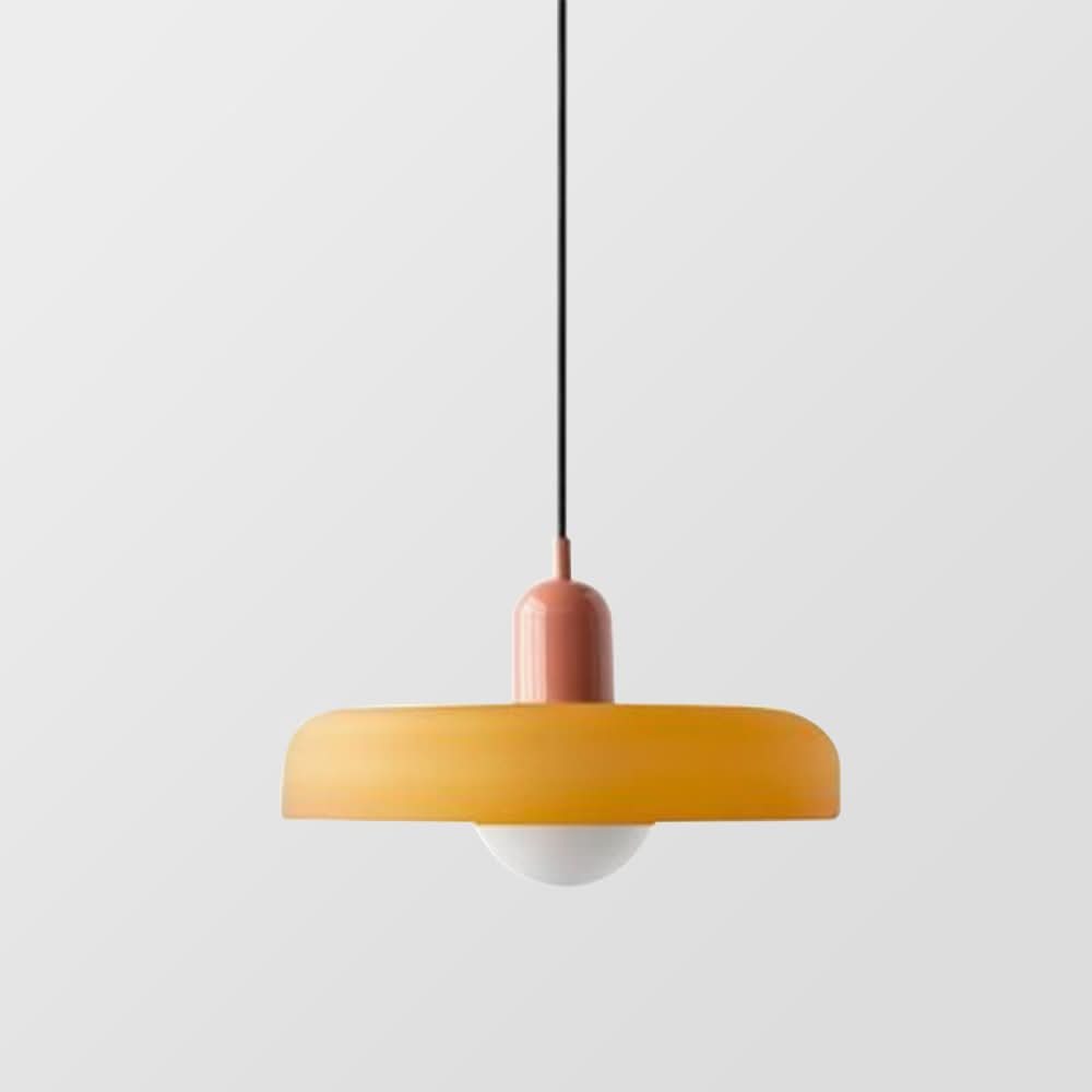 Lámpara colgante Bauhaus | Vidrio de color-Wall lamps & Ceiling lamps-VyFlair