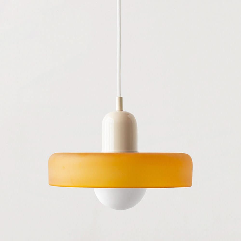 Lámpara colgante Bauhaus | Vidrio de color-Wall lamps & Ceiling lamps-VyFlair