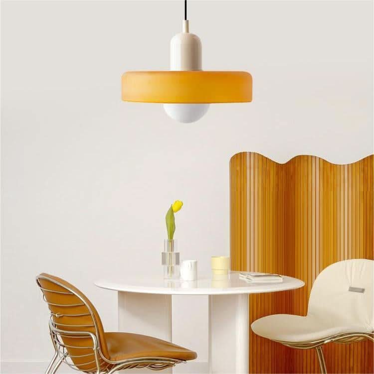 Lámpara colgante Bauhaus | Vidrio de color-Wall lamps & Ceiling lamps-VyFlair