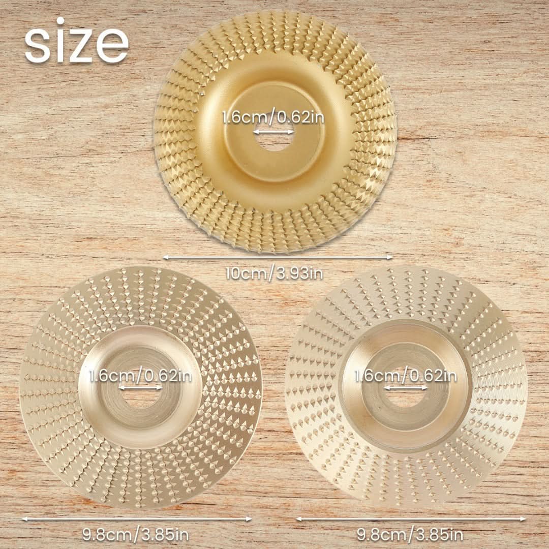 Rueda de molienda de madera plana-Grinding Wheel-VyFlair