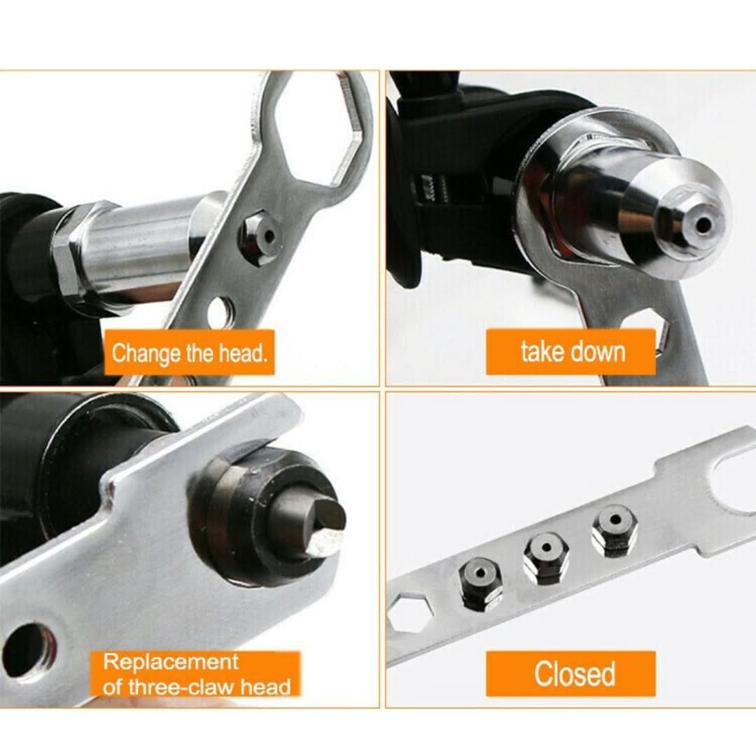 Adaptador de pistola de remaches | Para todos los pernos de boquilla-Rivet Gun-VyFlair