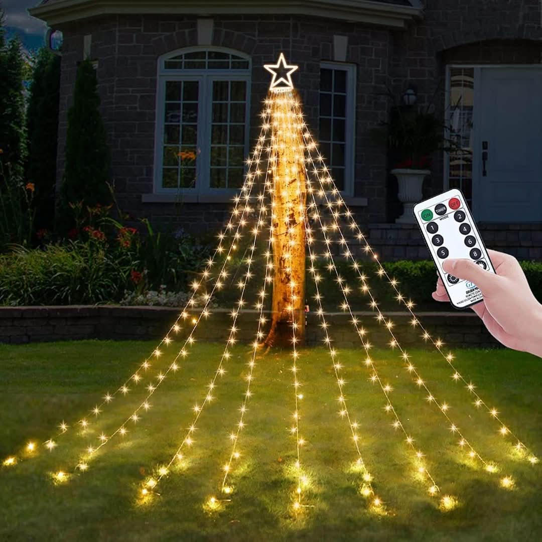Espectáculo de luces LED de árbol de Navidad al aire libre-christmas decor-VyFlair