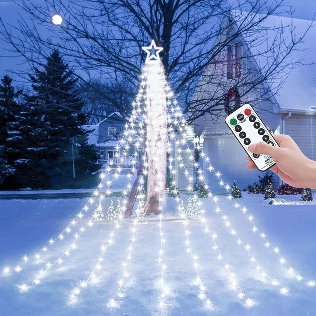 Espectáculo de luces LED de árbol de Navidad al aire libre-christmas decor-VyFlair