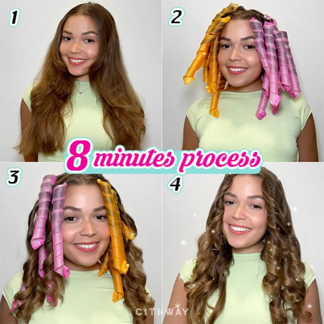 Cithway ™ | Rodón sin calor para el éxito del cabello rizado-Curler-VyFlair