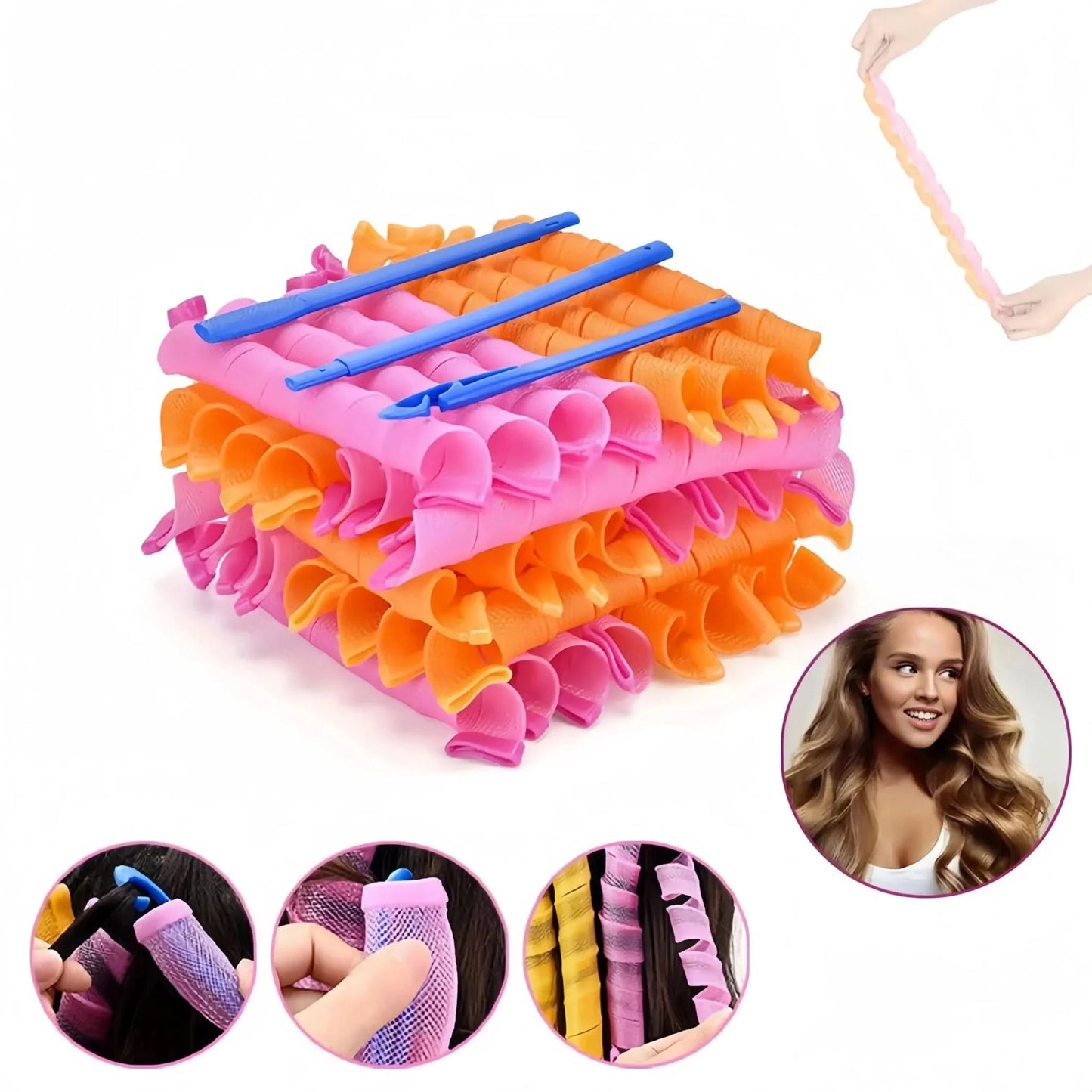 Cithway ™ | Rodón sin calor para el éxito del cabello rizado-Curler-VyFlair