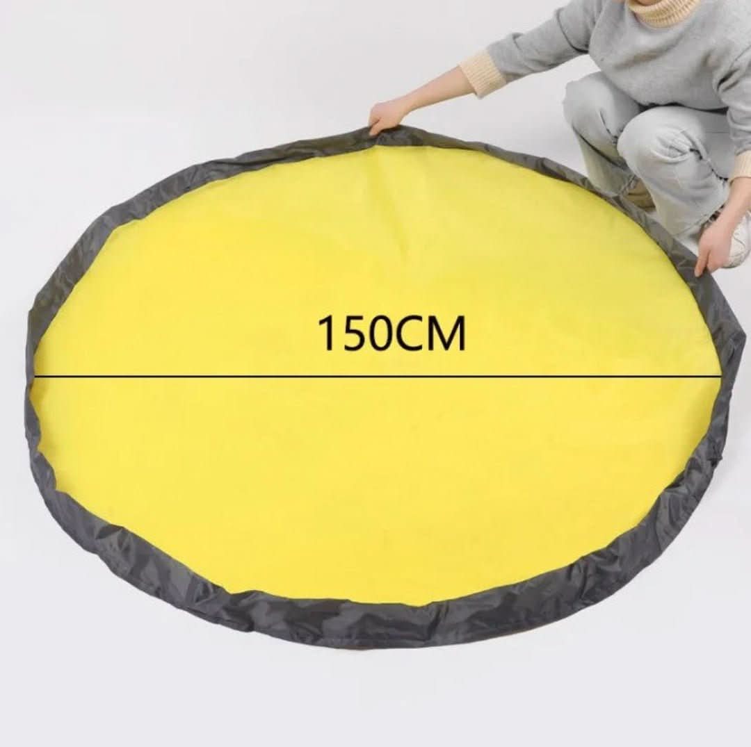 Alfombra transparente | Caja de almacenamiento de juguetes + tapete-Baby & Toddler Toys-VyFlair