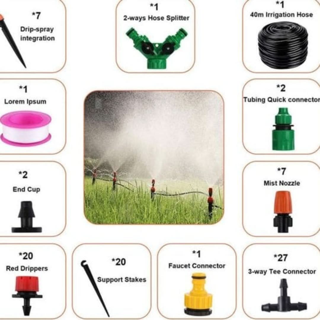 Sistema de riego automático: enfriamiento de niebla-Irrigation System-VyFlair