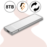 Disco Duro Externo Portátil de 8TB con Alta Velocidad de Transferencia - VyFlair