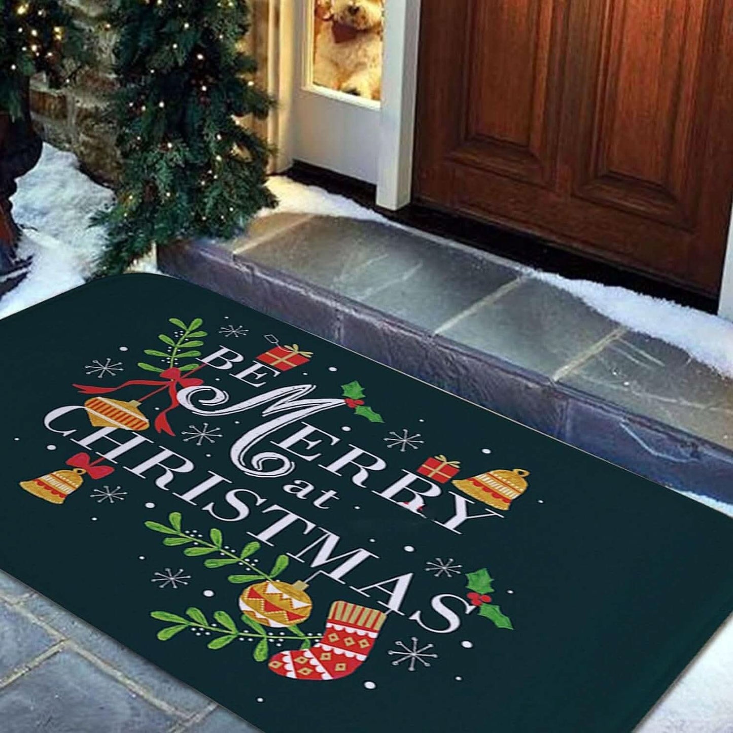 Holiday doormat - Get right into the Christmas spirit!-holiday decor-VyFlair