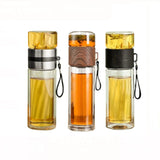 Botella Térmica ClearTherm Vidrio con Filtro de Té 500ml - VyFlair