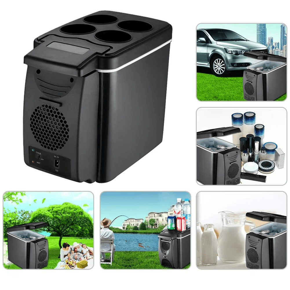 Mini Nevera Portátil 6L para Coche y Hogar - VyFlair