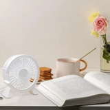 Mini Ventilador Eléctrico Portátil Recargable y Silencioso - VyFlair