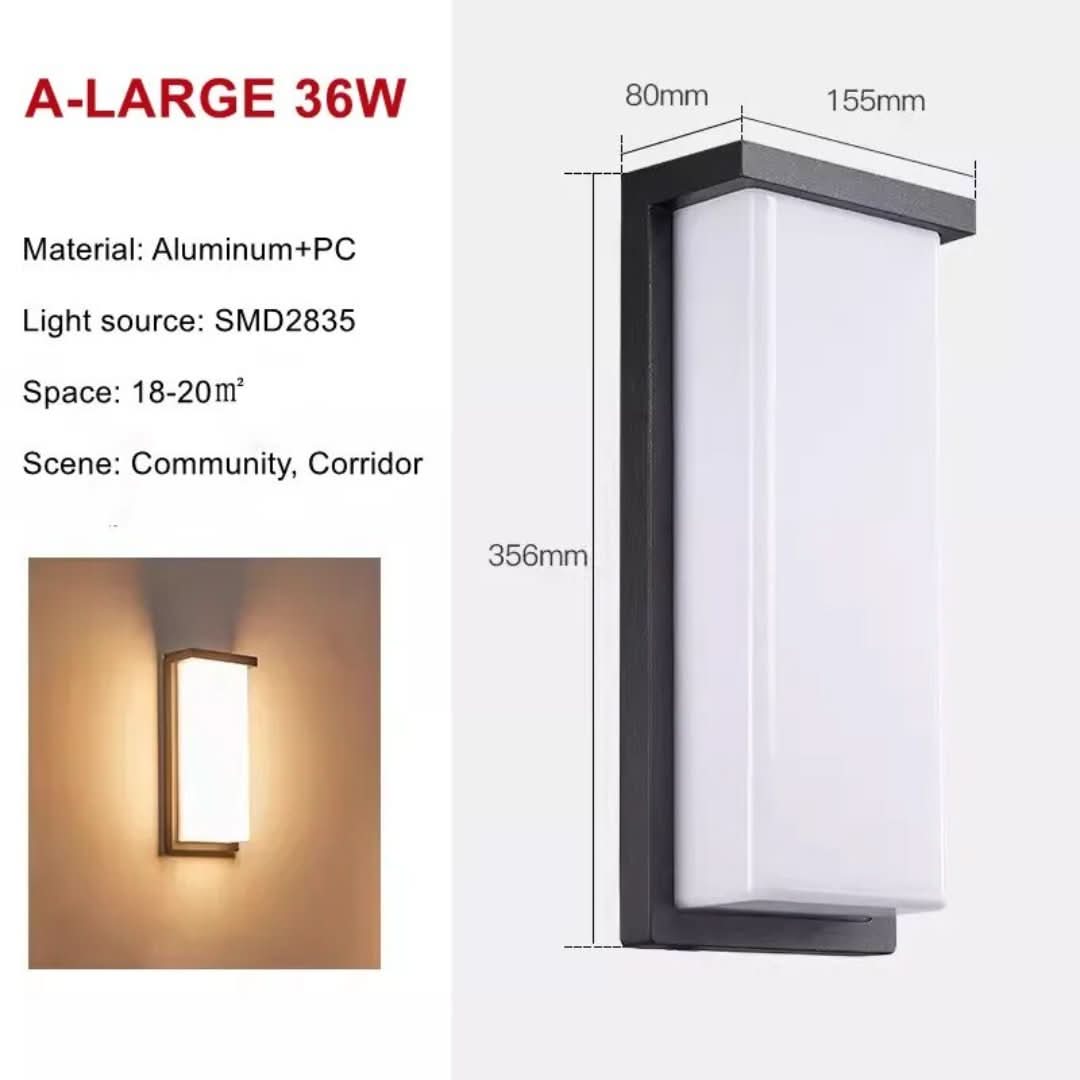 Urbanspectra - luces de pared al aire libre LED modernas-Outdoor lighting-VyFlair