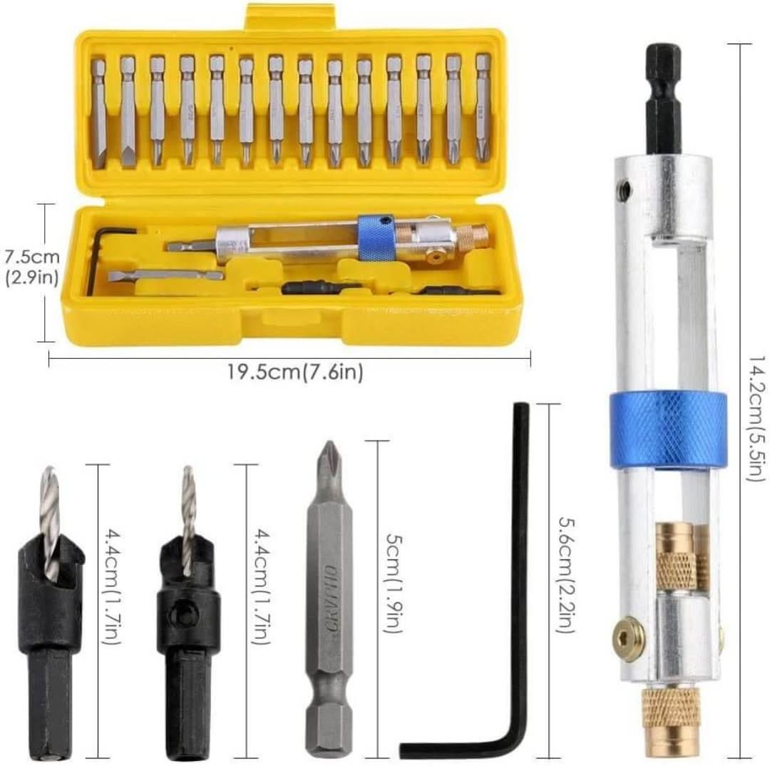Set Flippdrill: cabezal giratorio para una perforación precisa-Drill Set-VyFlair
