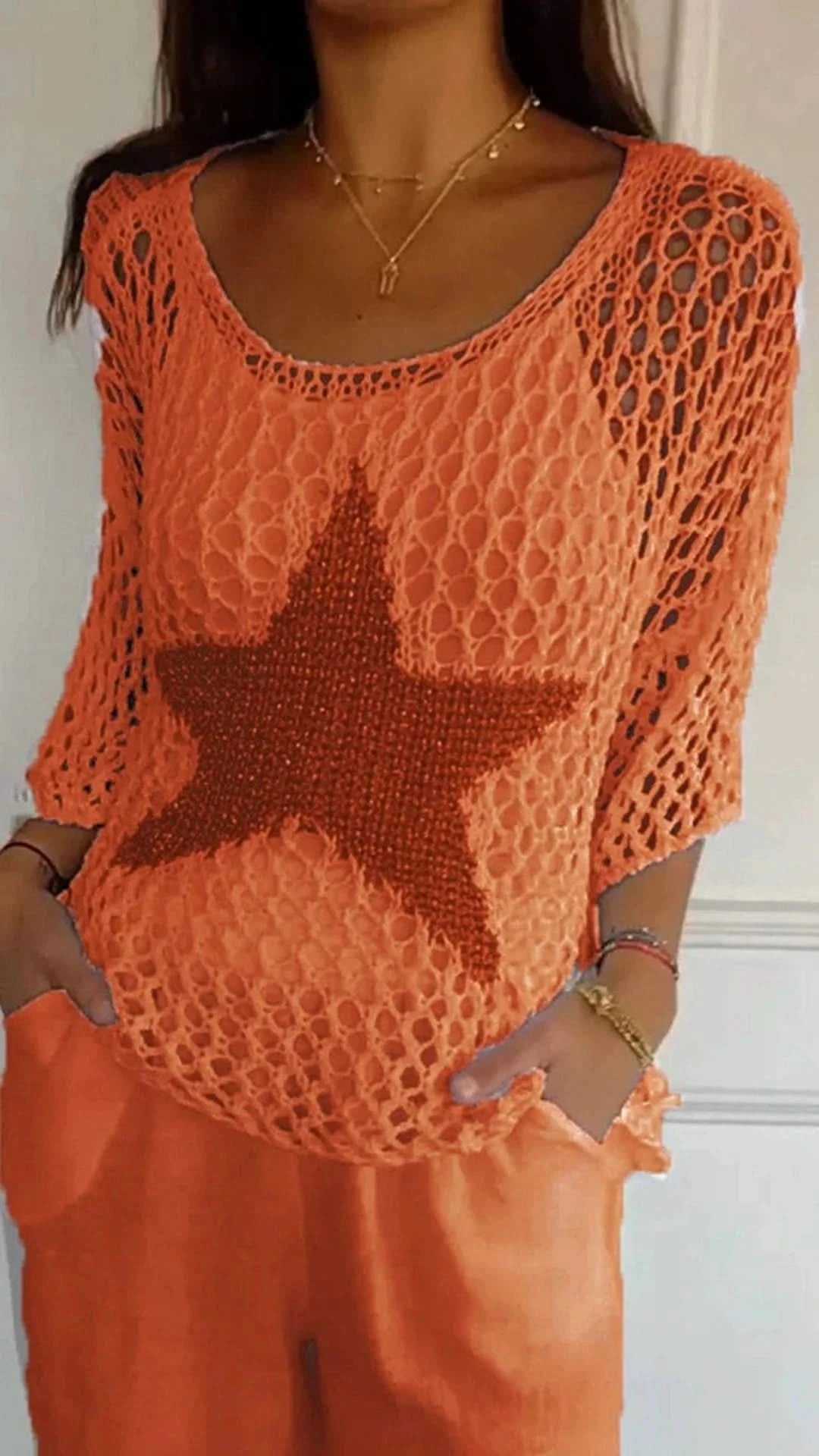 Casual Blouse - Cotton and Linen-Casual Blouse-VyFlair