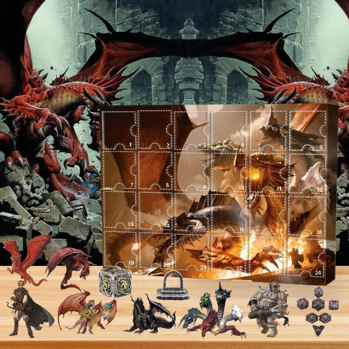 Dungeons & Dragons QuestGlimmer Advent Calendar 2025: 24 days of epic magic and festive adventures.