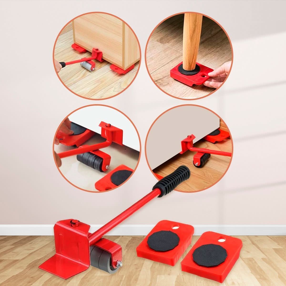 Bundle de rueda - Transporte de muebles pesados-Haus und Garten-VyFlair