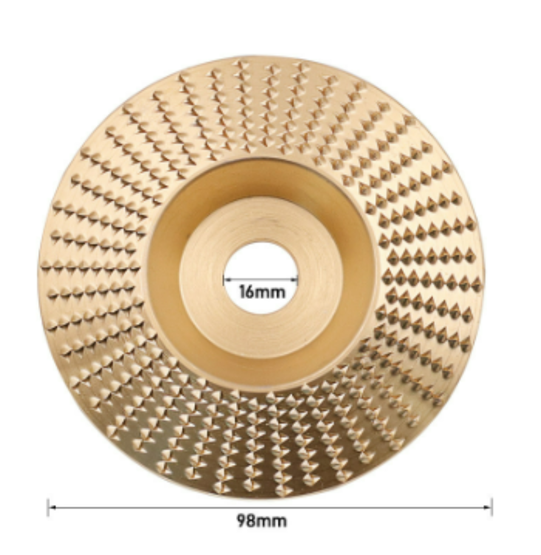 Rueda de molienda de madera plana-Grinding Wheel-VyFlair
