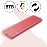 Disco Duro Externo Portátil de 8TB con Alta Velocidad de Transferencia - VyFlair