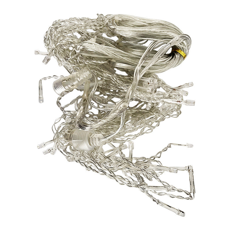 Lampki LED świetliki sopelki na zewnątrz – efekt kaskady świątecznej