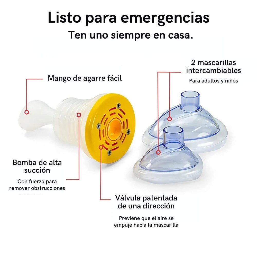 Dispositivo Antiasfixia de Emergencia Portátil | Vyflair - VyFlair
