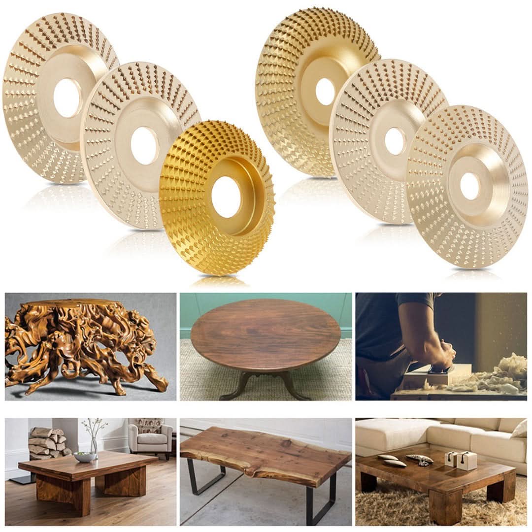 Rueda de molienda de madera plana-Grinding Wheel-VyFlair