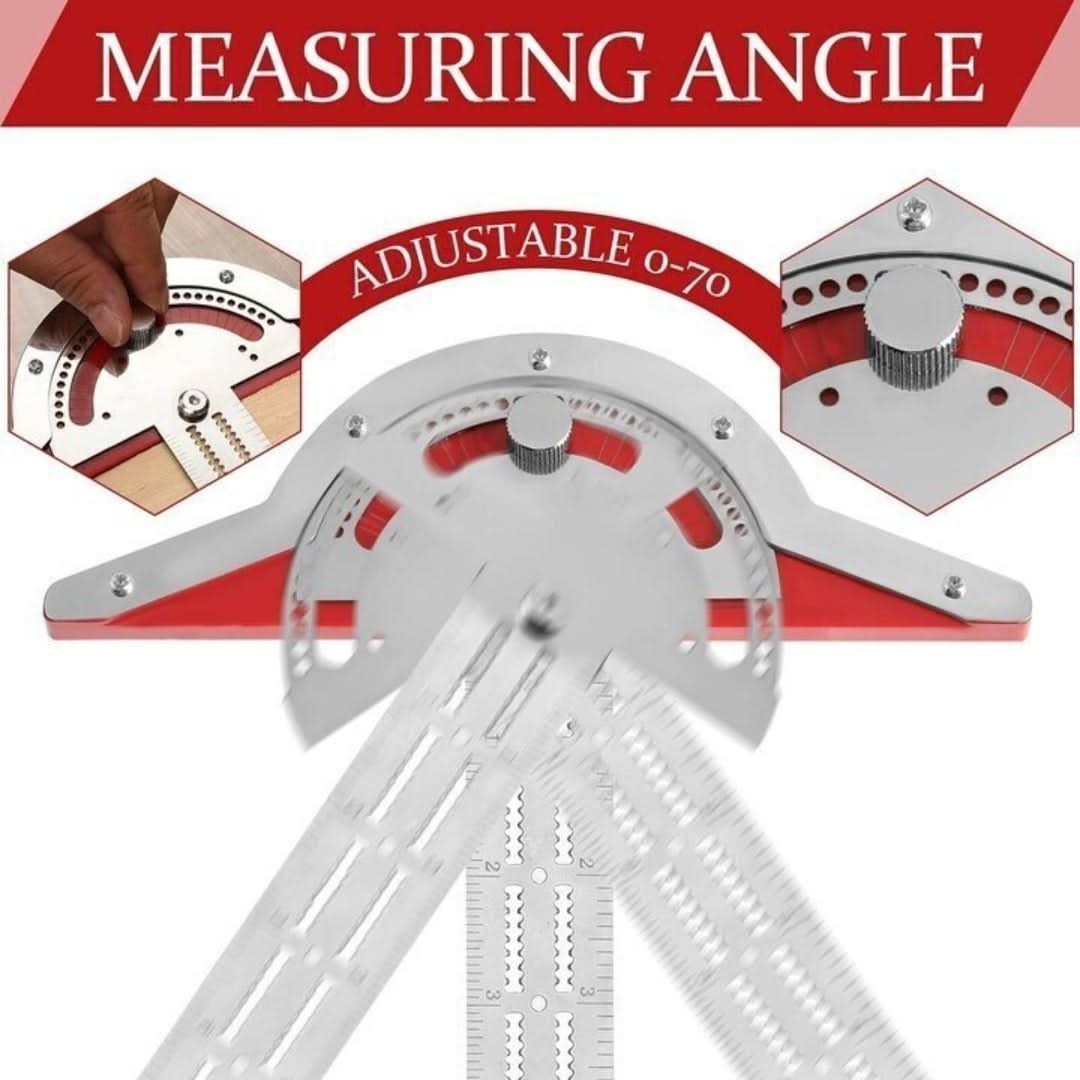 Regla de marcado de precisión - Herramienta de medición de scriber-Measuring Tool-VyFlair