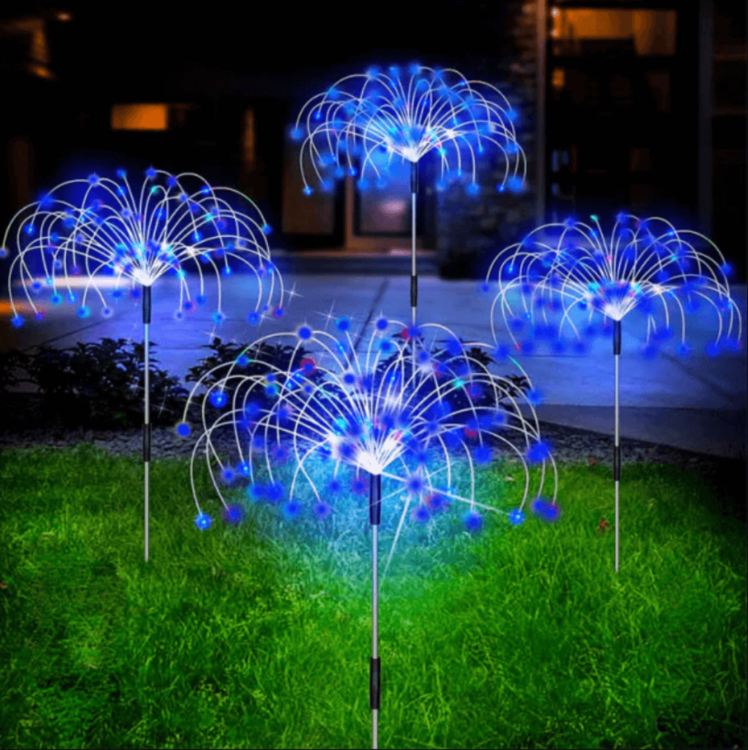 Luces de jardín de fuegos artificiales LED solar-solar garden light-VyFlair