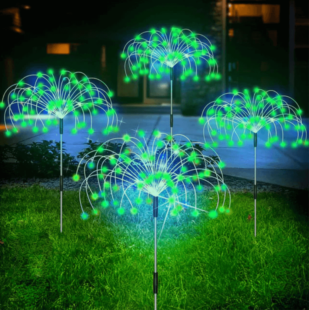 Luces de jardín de fuegos artificiales LED solar-solar garden light-VyFlair