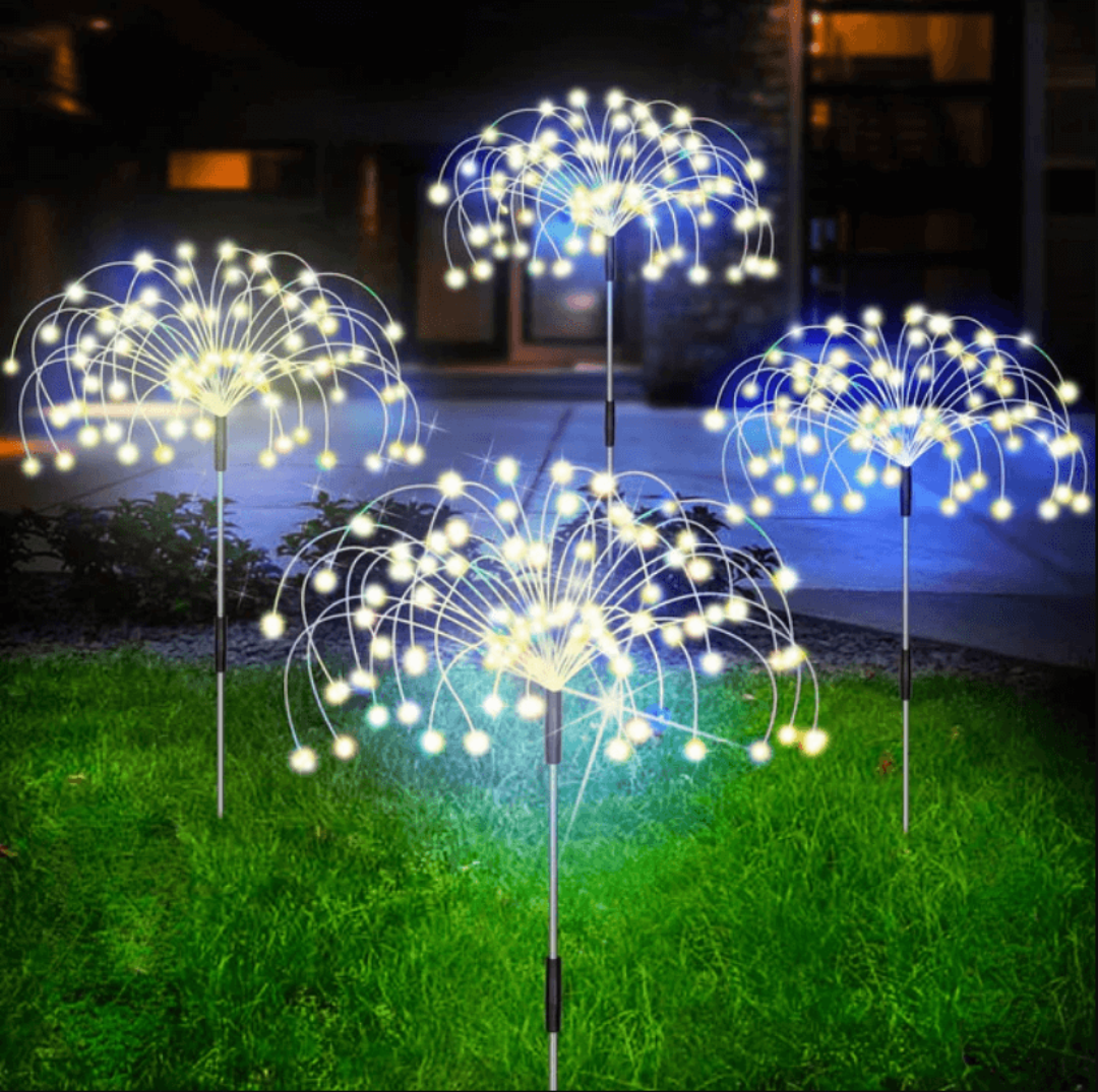 Luces de jardín de fuegos artificiales LED solar-solar garden light-VyFlair