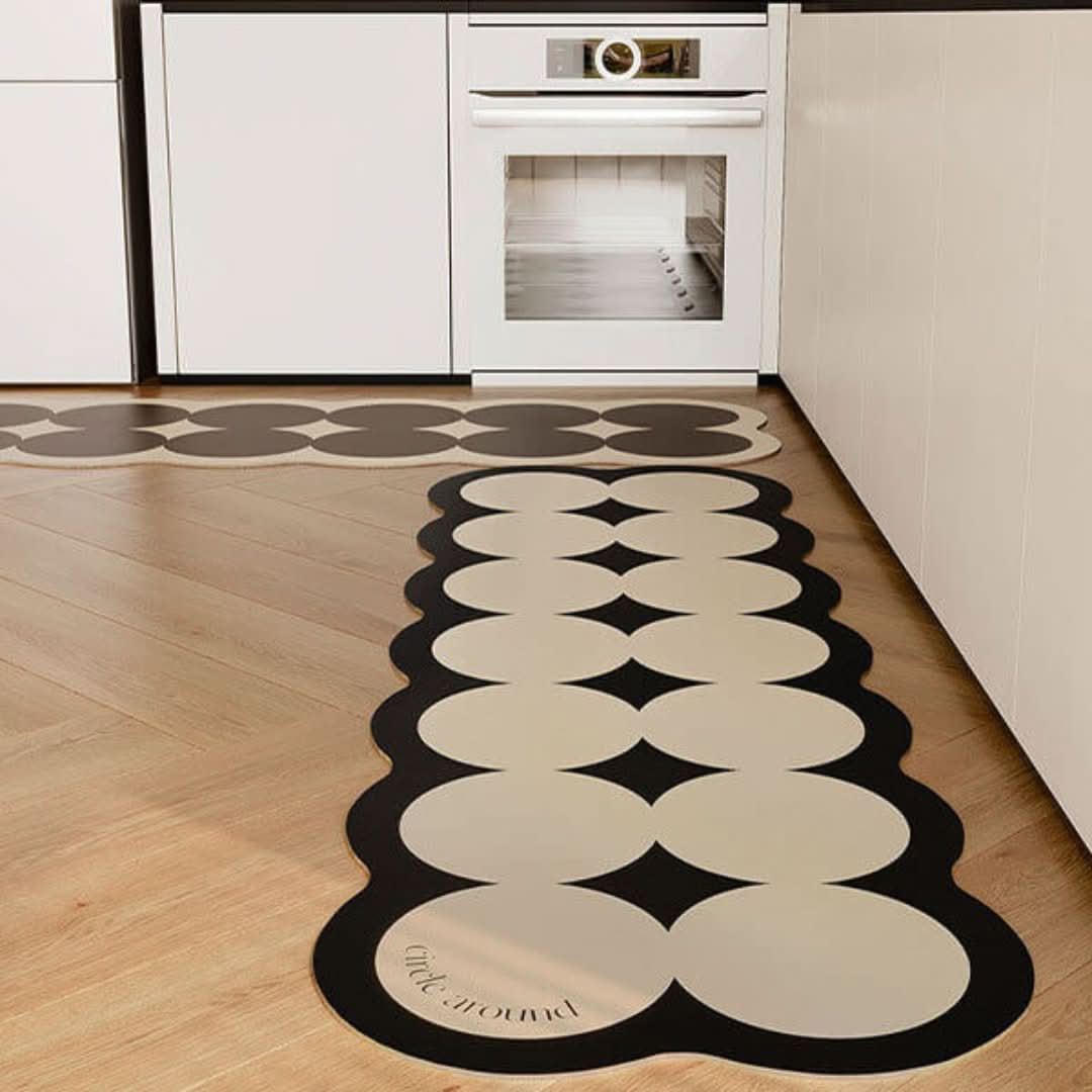 Matera de piso de cocina resistente al aceite: ¡una solución única para su cocina!-Kitchen Floor Mat-VyFlair